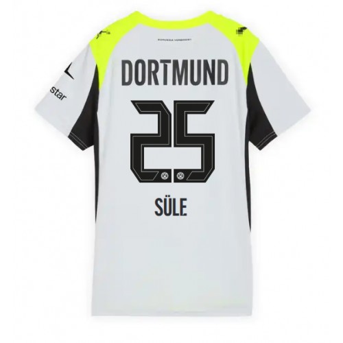Ženski Nogometni dresi Borussia Dortmund Niklas Sule #25 Gostujoči 2025-26 Kratek Rokav